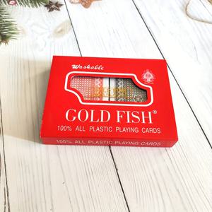 TEMU 골든 피쉬 양면 플라스틱 트럼프 카드