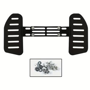 TEMU 1개 스트리트 투어링 모터 스쿠터 자전거 전면 발 받침대, 확장된 금속 발 받침 페달, 범용, 미끄럼 방지 톱니 디자인, 승객 편의성을 향상시키기 위해, 차량 개조 추가 키트