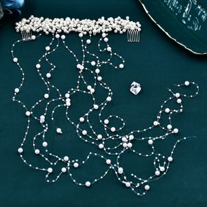 TEMU 여성들의 일상 착용에 적합한 패셔너블 헤어 액세서리 태슬 헤드피스 브라이덜 콤브, 이상적인 선물 선택 HP600