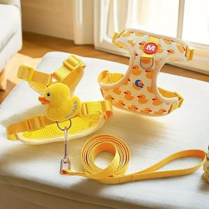 TEMU 고가의 고양이 목줄 조끼형 I자형 강아지 로프, 탈출 방지, 쉽게 벗겨지지 않음, 길이 조절 가능