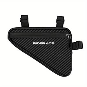 TEMU RIDERACE 1.5L 자전거 프레임 백 MTB/도로 사이클링 보관용 - 가벼우면서 내구성 있는 수리 도구 펌프 통근 장비 및 휴대폰 정리함