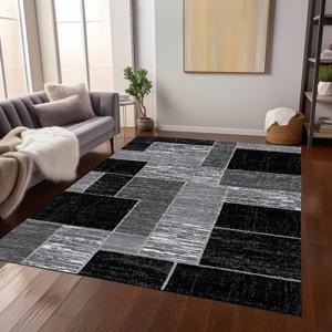 TEMU 1개 대형 직사각형 체크무늬 매트, 노르딕 아메리칸 스타일, 미끄럼 방지, 세탁기 사용 가능, 쉽게 세척 가능, 홈 데코, 소파 커피 테이블 매트, 침실 침대 옆 매트, 식탁 매트, 주방 미끄럼 방지 매트, 실내/야외 캠핑 매트