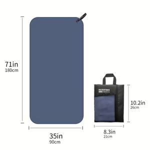 TEMU MUTAO 네 가지 색상 퀵 드라이 파이버 타월 - 가벼우며 흡수력이 뛰어난 폴리에스터 및 나일론 블렌드 - 해변, 수영, 피트니스에 완벽한 - 모든 크기에 적합, 해변 타월|현대적인 디자인| 내구성 있는 직물