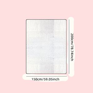 TEMU 1개 캠핑 매트, 텐트 매트, 접이식 피크닉 비치 블랭킷, 휴대용 아웃도어 매트 (백패킹 및 하이킹용)