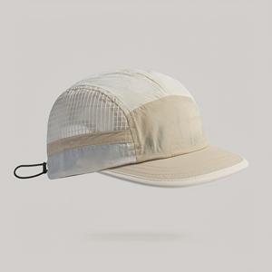 TEMU 여성용 여름 퀵 드라이 야구 모자, 남성용 도파민 플랫 브림 모자, 가볍고 얼굴을 더 작게 보이도록 하는 깊은 디자인, 단색