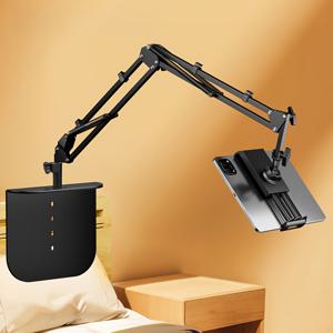 TEMU 침대 옆 태블릿 PC/휴대폰 홀더 조절 가능한 대형 스윙 암 다기능 휴대폰 홀더