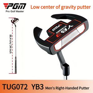 TEMU PGM 퍼터, 정렬 라인 포함, 스테인리스 스틸 및 아연 합금, 오른손잡이용, 고무 그립 - 초보자, 남녀 모두에게 이상적 - 연습 및 휴일 선물에 완벽, 골프 액세서리 TUG072