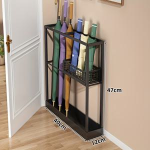 TEMU 1개 넉넉한 우산받이, 현관통로용, 문 근처에서 편리하게 우산을 보관하도록 설계되었습니다. 젖은 우산을 위한 물받이 트레이가 특징이며, 가정용 효율적인 보관을 제공하며, 넉넉한 용량의 디자인으로 공간을 최대화합니다.