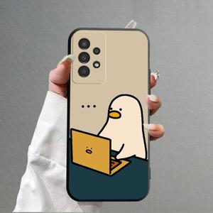 TEMU 휴대폰 케이스 - 독특한 디자인의 작업 오리 패턴 휴대폰 케이스, 삼성 갤럭시 A31, A32, A36, A51, A52, A53, A54, A55, A56, A72, A73, S20, S21, S22, S23, S24, S25에 적합. 이 스타일리시하고 미니멀한 디자인은...