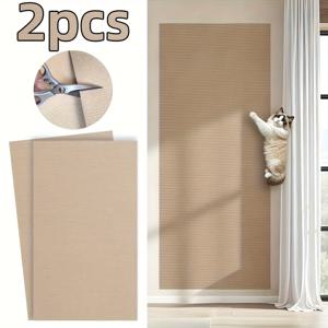 TEMU 2개 고양이 스크래치 매트 가구 벽 대체 스크래치 패드 다용도 내구성 고양이 스크래치 보드, 인터랙티브 펫 고양이 클라이밍 매트 다양한 색상 제공 고양이를 위한 완벽한 선물 크리스마스 선물 할로윈 선물 펫 용품, 벽걸이 패드,내구성 있는 소재,고양이 발톱 패드,고양이 주인,애완동물 애호가