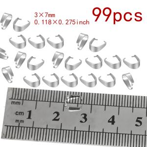TEMU 99개 투톤 멀티 사이즈 옵션 스테인리스 스틸 수성씨앗 펜던트 걸쇠, 후크 및 클립 포함, DIY 핸드메이드 목걸이 주얼리 참 펜던트 제작용, 미술, 공예 및 재봉용품 > DIY 구슬 꿰기 및 주얼리 용품 > 주얼리 제작 부품 > 주얼리 걸쇠