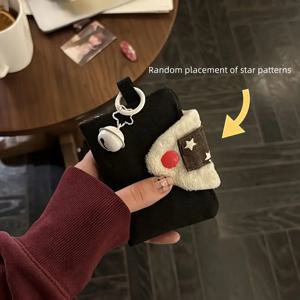 TEMU 여성용 컴팩트 지갑 - 플립탑 뚜껑 & 카드 홀더, 나일론 소재, 소형 포켓북, 현금 포켓 & 스냅 잠금 - 스타일리시하고 내구성 있는 핸드백 정리함, 여행 및 일상 사용 - 캐주얼 여성용 머니 홀더