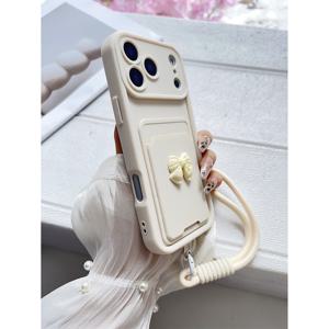 TEMU 휴대폰 케이스 - 간편하고 실용적인 리본 카드 홀더 스텝 카보루눔 휴대폰 케이스, 넥스트랩 포함, Apple 11, 12, 13, 14, 15, 16, 17, Samsung A51, A52, A53, A54, A55, A56 S20 S21 S23.S24S25, A31, A32, A33, Redmi 및 기타 휴대폰 모델에 적합