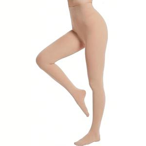 TEMU 여성용 울트라 소프트 불투명 타이츠 팬츠 1켤레, 하이웨이스트 단색 팬티스타킹