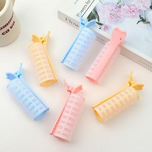 TEMU 살롱 퀄리티 컬을 지금! 6개입 점보형 열 없음 자가 그립 헤어 롤러 세트, 높은 머리 모양 뿌리 푹신한 리프트 | 손상 없는 야간 컬러 & 앞머리 스타일링 (핑크, 블루, 옐로우, 긴머리 & 중간머리)