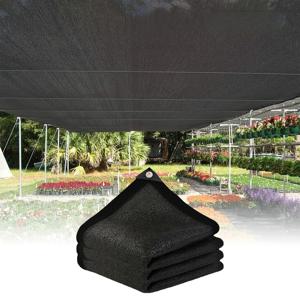 TEMU 직사각형 그늘막, 정원용 그늘막, 두꺼운 PVC 통기성 그늘막, UV 차단, 변색 방지, 찢김 방지, 녹 방지 기능 포함. 정원 식물, 온실, 야외 잔디밭, 강아지 집, 닭장에 적합