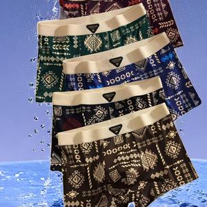 TEMU 랜덤 남성용 캐주얼 패션 편안한 에스닉 스타일 드로즈