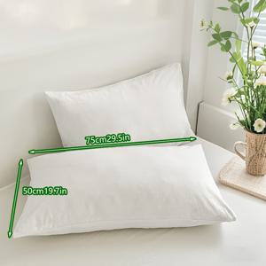 TEMU 2개입 컬러풀 브러시 페이크 커버, 멀티 컬러 패턴 프린트, 매우 부드럽고 피부 친화적, 주름 방지 및 색상 변색 방지, 사계절 습기 흡수, 관리 용이, 가정, 기숙사 및 호텔 사용에 적합