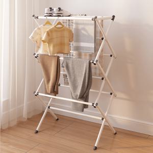 TEMU 빨래건조대 튼튼한 접이식 건조대 홈 간편한 접이식 빨래건조대