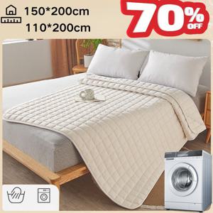TEMU 사계절 고정밴딩 침대 패드 먼지없는 알러지케어 침대패드 고정밴드형