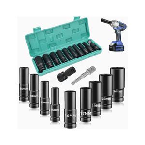 TEMU LOPEIZ 로페이즈 롱 육각 복스세트 11PCS 복스알 육각 소켓 렌치 너트 세트 11종, 1개