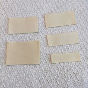 TEMU 블랭크 유니버설 패브릭 라벨 - 스탬프/프린트용 무표백 평면 천 태그, 의류 및 유니폼용 봉제 이름 라벨 천 태그 - 배송 준비 완료