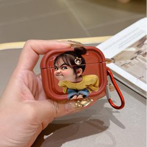 TEMU 애플 에어팟 1/2/3/4/프로/프로 2 케이스, 귀여운 베이비 걸 TPU 커버 버클 포함 - 스크래치 방지 충격 보호 케이스, 미끄럼 방지 그립, 에어팟 충전 케이스 액세서리 호환
