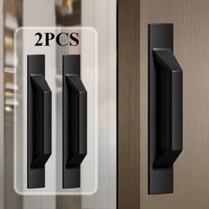 TEMU 2개 무타공 도어 손잡이, 오일 폴리싱, 블랙/실버리, 간편한 설치, 주방 수납장, 서랍, 창문, 옷장, 캐비닛 손잡이, 모던 서랍 당김, 헛간문 손잡이, 도어 손잡이, 문 손잡이, 아름다운 접착식 손잡이, 캐비닛 접착식 도어 손잡이, 자체 접착식 손잡이, 손잡이 액세서리, 가구 손잡이, 캐비닛 손잡이, 주방용