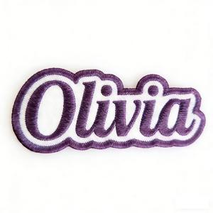 TEMU 맞춤 자수 이름 패치 - 다용도 다림질/바느질 가능 (데님 재킷, 백팩, 모자용) - 개인화 패브릭 배지, 프레피 레트로 바시티 스타일, 멀티컬러 스티칭 데칼, 청소년 및 여성 의류 선물용