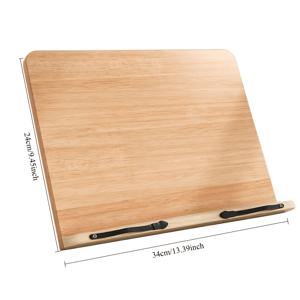 TEMU 드로잉, 쓰기, 독서에 적합하며 태블릿 스탠드로 사용 가능한 전문가용 조절식 나무 드래프팅 테이블 및 다각도 보드 - 컴팩트하고 접이식 디자인