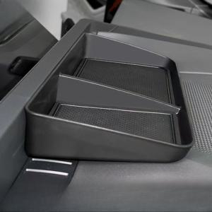 TEMU 미끄럼 방지 대시보드 트레이 - 고하중 차량용 수납함, 오픈 프론트 디자인, 모든 차량에 적합 - 휴대폰, 열쇠, 동전, 카드 보관 가능 - 필수 자동차 여행용 액세서리, 받침대 포함, 차량용 컵홀더 트레이, 차량 대시보드 정리함
