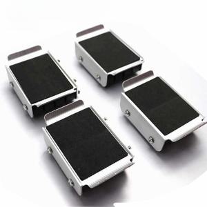 TEMU 신형 업그레이드 가구 이동 슬라이더, 가구 리프트 무버 도구 세트 - 4개의 금속 슬라이더와 각 8개의 바퀴로 쉬운 이동, 소파, 쿠션 등 중량용품 이동용 헤비듀티 롤러 돌리, 최대 600lbs 적재 가능