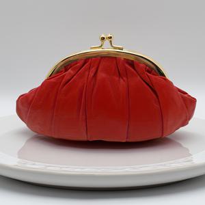 TEMU 레트로 패션 엘레강트 정품 가죽 여성용 클러치, 키스 클로저, 다용도 파우치, 데일리, 파티 이브닝 백 (옐로우/그린/레드)