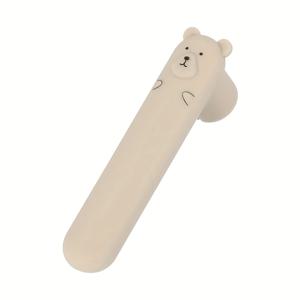 TEMU 문 손잡이 커버, 1개 갈색 실리콘 문 손잡이 슬리브, 만화 패턴 문 손잡이 커버, 정전기 방지 안전 문 손잡이 보호대, 충돌 방지 테이프, 문 손잡이 손잡이 커버