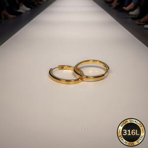 TEMU 고품질 316L 여성용 스테인리스 스틸 귀걸이. 퇴색 방지, 편안함, 다용도, 간편하고 우아한 디자인. 이 고품질 패션 귀걸이는 또는 파티에 적합합니다. 주얼리 추가품으로, 정교한 스타일을 연출합니다.