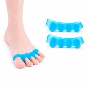 TEMU 2개입 남녀공용 발가락 분리 패드 발 관리 패드 마찰 방지 과밀 방지 편안하고 통기성 좋음 (블루)