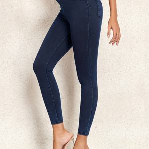 TEMU 여성용 스키니 모조 청바지