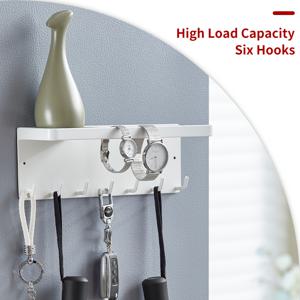 TEMU 1개 - 벽걸이형 자석 금속 수납 랙 (열쇠 걸이, 우산 홀더, 주방용품 수건 정리대, 다용도 후크 포함)