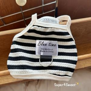 TEMU 봄/가을 신상 애견 캐니 견종 트랙션 옷 테디 비콘 베어 소형견 조끼