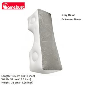 TEMU CAMEBUST 휴대용 에어 매트리스, 차량용 에어 침대, 차량용 에어 침대, 여행용 에어 침대, 에어 소파 텐트 침대, 에어 쿠션, 가정용 SUV 세단 범용 블랙/그레이 벤치 독립 구조 & 3/7 구조