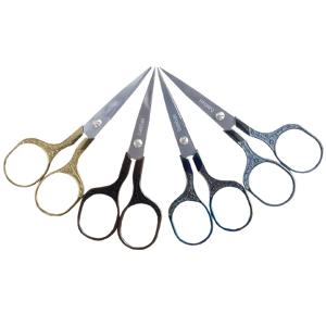 TEMU 4개 빈티지 스테인리스 스틸 자수 및 재봉 가위 세트 - 정밀한 장인 정신, 섬세한 손잡이가 있는 원단 및 실 가위 - 재단 및 뜨개질에 적합, 14세 이상