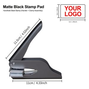 TEMU [맞춤 제작] 맞춤 제작 엠보싱 스탬프, 스틸 스탬프, 이름, 주소, 결혼식, 책, 회사 로고, 가문 문장 맞춤 제작에 적합, 파티 기념품, 저렴한 아이템, 주요 축제 선물