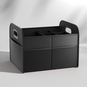 TEMU 1개 자동차 트렁크 정리함, 다기능 접이식 차량 수납 보관 가방, SUV 및 세단용 여행 액세서리