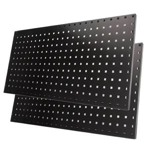 TEMU 공구 걸이판 2개, 천공판, 두꺼운 버전, 아연 도금 강판 제작, 녹 방지