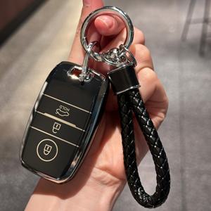 TEMU 피카ント, (2017-2020), RIO 3, 세라토 4, 쏘울, K5, Ceed, 옵티마, 셀토스, 쏠라토 모델 포함 기아 TPU 키 케이스 커버 추가