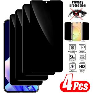 TEMU 삼성 S20, S21, S22, S23, S24 FE 호환 프라이버시 강화 유리 액정 보호 필름 4매 세트. 사생활 보호 및 스크래치 방지 기능으로 안전을 제공하며, Galaxy A 시리즈 모델 A51, A52, A53, A54, A55, A56, A16, A15에도 적합합니다.