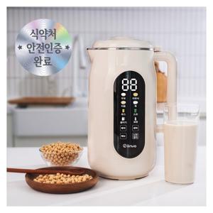 TEMU 고속 콩奶기, 다기능 가정용, 조리 불필요, 여과 불필요, 주스 보조 식품 기계, 벽걸이형, 자동 세척, 컬러 스크린 디지털 디스플레이, 1.2L 대용량.