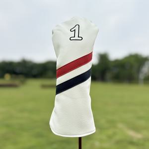 TEMU 방수 골프 클럽 헤드커버 - 스크래치 및 먼지 방지 PU 보호 커버 (1,3,5,U) 번호 표시 - 드라이버, 아이언, 퍼터 호환 - 골퍼를 위한 이상적인 선물, 헤드 보호