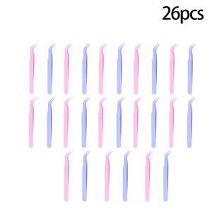 TEMU 26개 스테인리스 스틸 핀셋 세트 | 작은 주얼리 제작, 카드 제작, 사진 앨범 제작 및 모델 제작에 적합