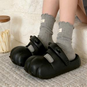 TEMU XIXITIAO 귀여운 코스프레 외복 고양이 발바닥 구멍 신발 여성 여름 미끄럼 방지 아치 지지 해변 휴가 보투 및 슬리퍼, 여성 신발